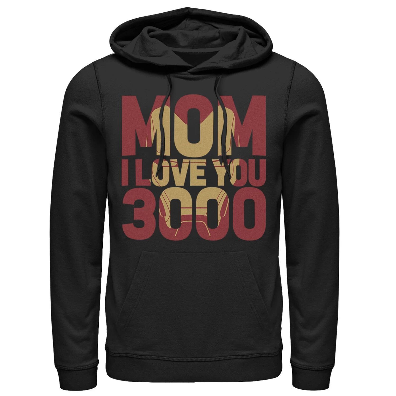 

Мужская толстовка с капюшоном Marvel Avengers Endgame Mom I Love You 3000 Iron Man Fill Licensed Character