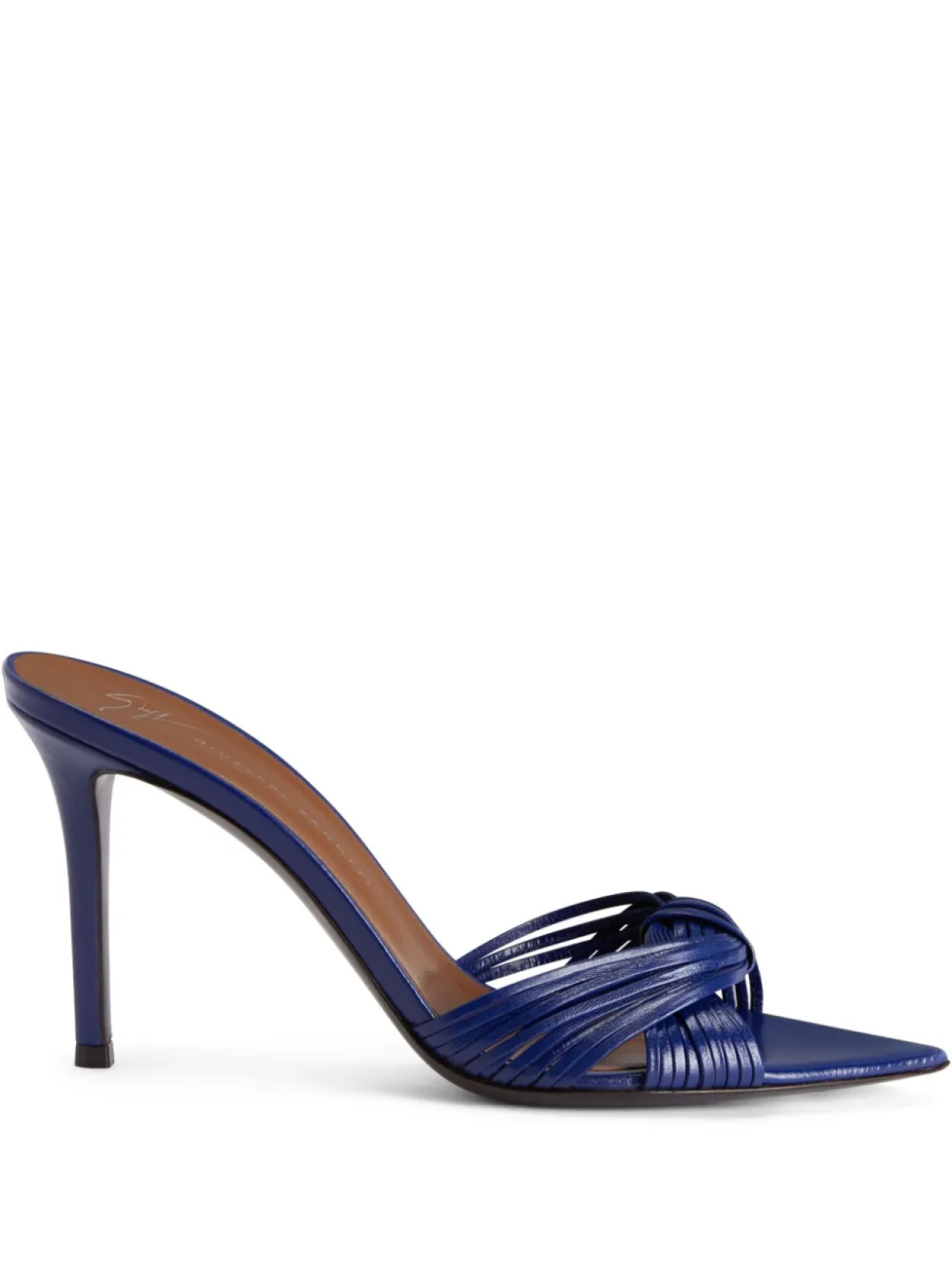 Giuseppe Zanotti мюли с ремешками, синий