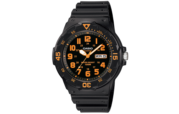 

CASIO Мужские молодежные черные часы MRW-200H-4B
