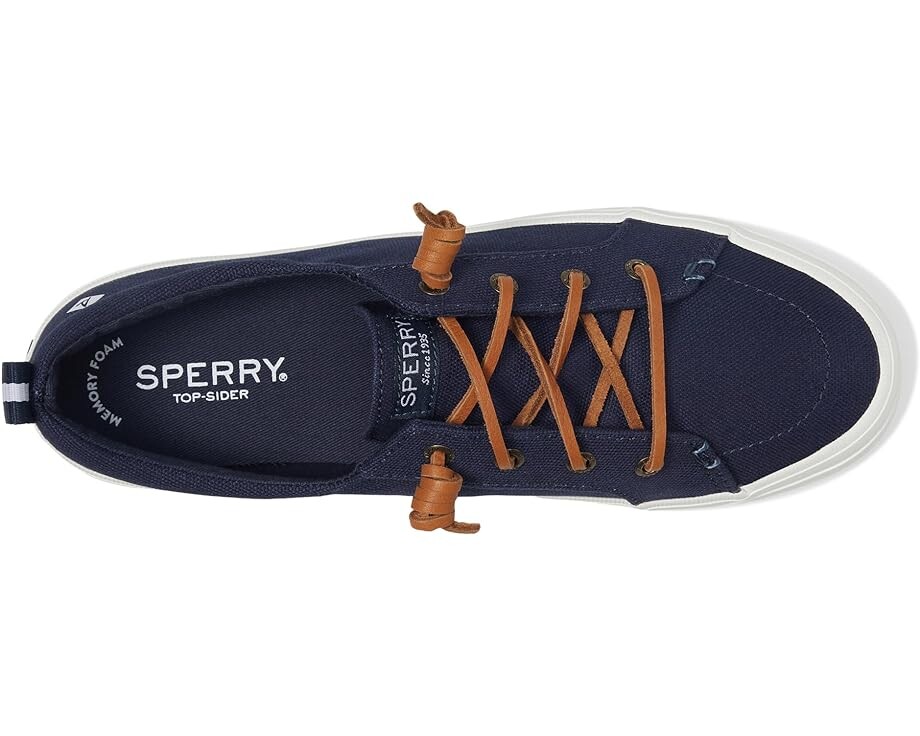 Кроссовки Sperry Crest Vibe Washed Linen, темно-синий — фото 2
