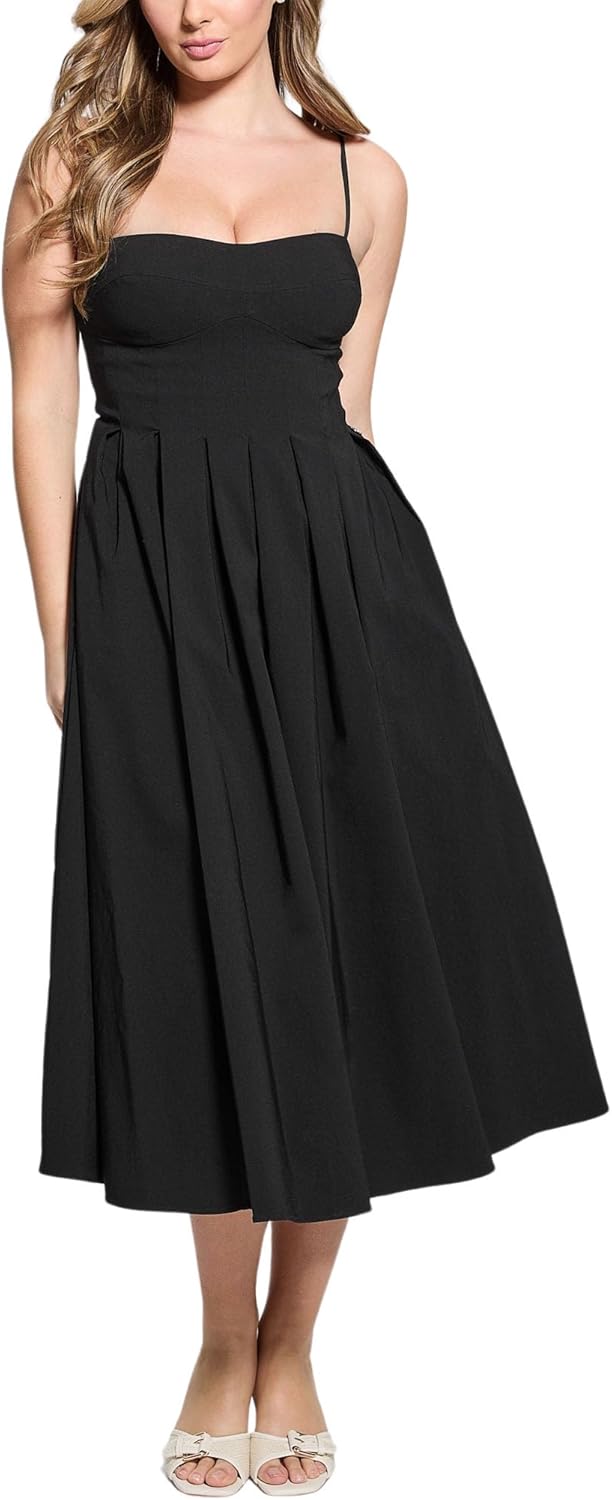 

GUESS Женское платье Carmela без рукавов Eco ES, Jet Black