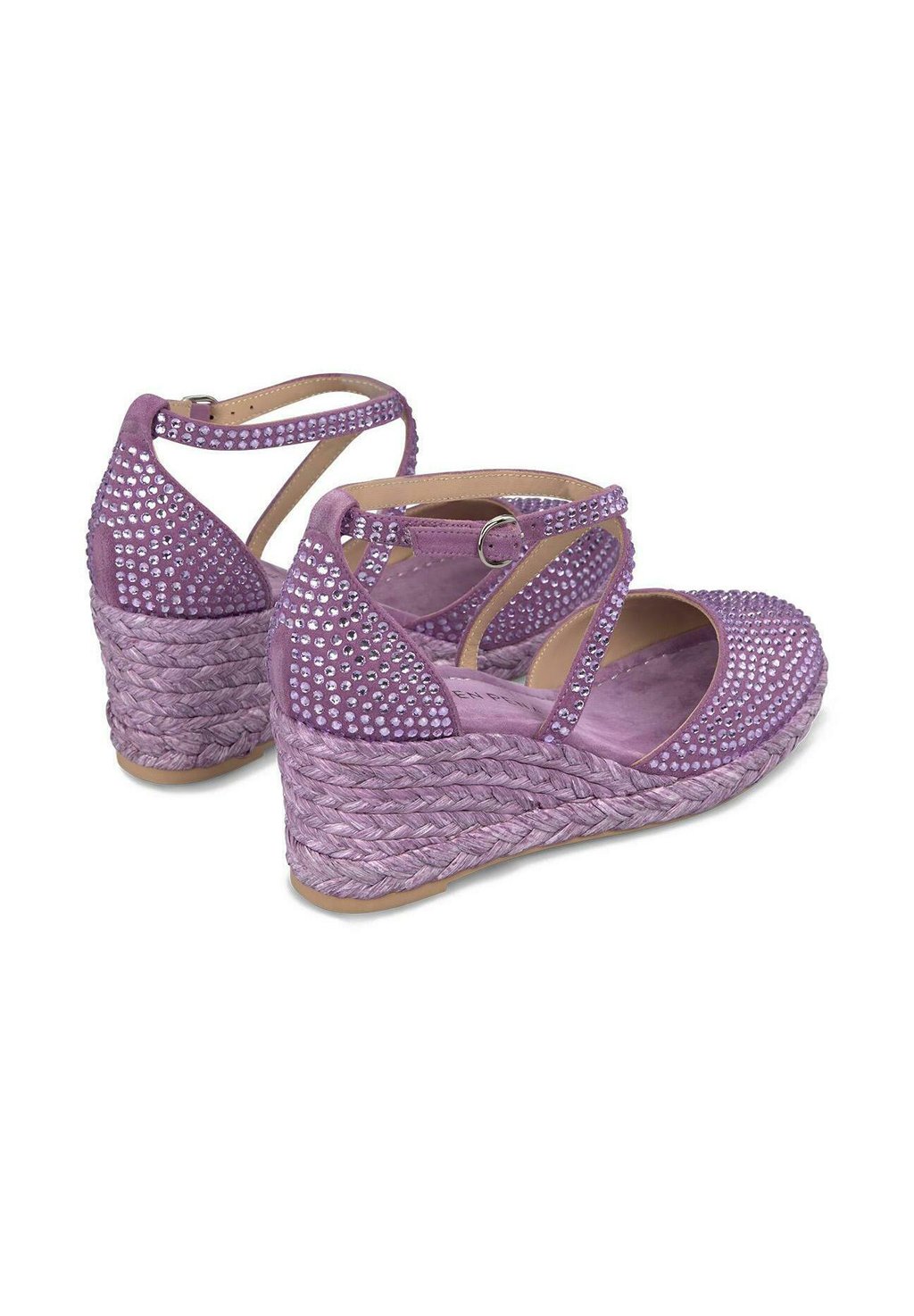 Босоножки на танкетке Espadrilles Alma en Pena, фиолетовый — фото 4