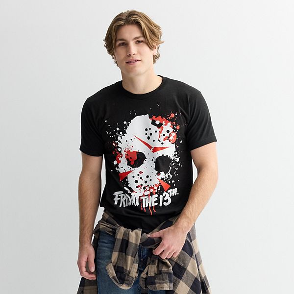 

Мужская футболка Bioworld с принтом Friday the 13th Licensed Character