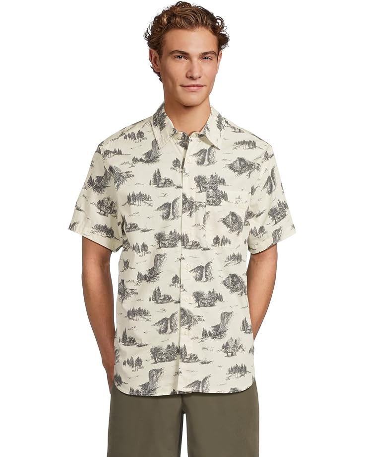 

Рубашка The North Face Short, цвет White Dune Yosemite Toile Print