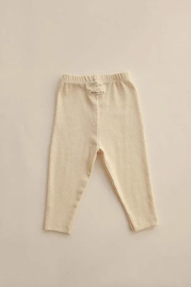 Детские леггинсы для девочек хлопковые Oh La La Koala For Little Ones, Nude Color — фото 2