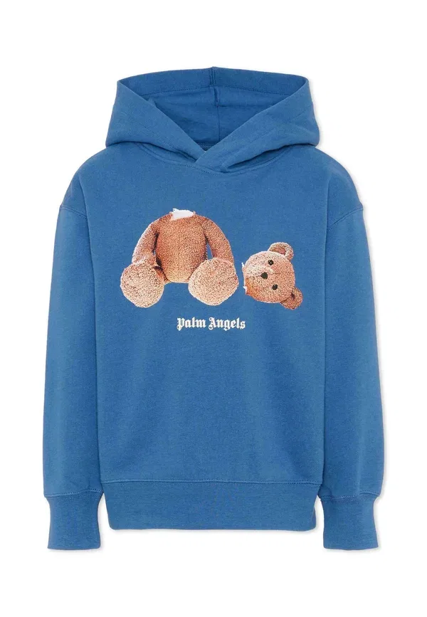 Худи с принтом Palm Angels Light Blue, светло-голубой