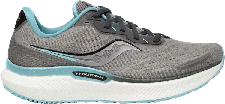 Кроссовки Saucony Wmns Triumph 19 Wide Alloy Powder, серый