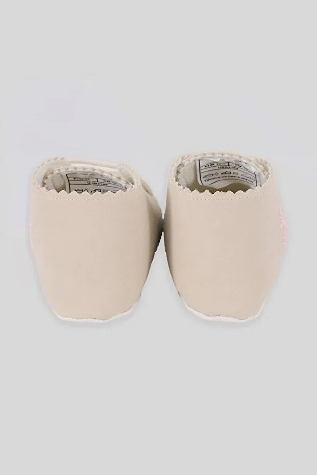 Детские ботинки для девочек на шнуровке U.S. Polo Assn., Nude Color — фото 4