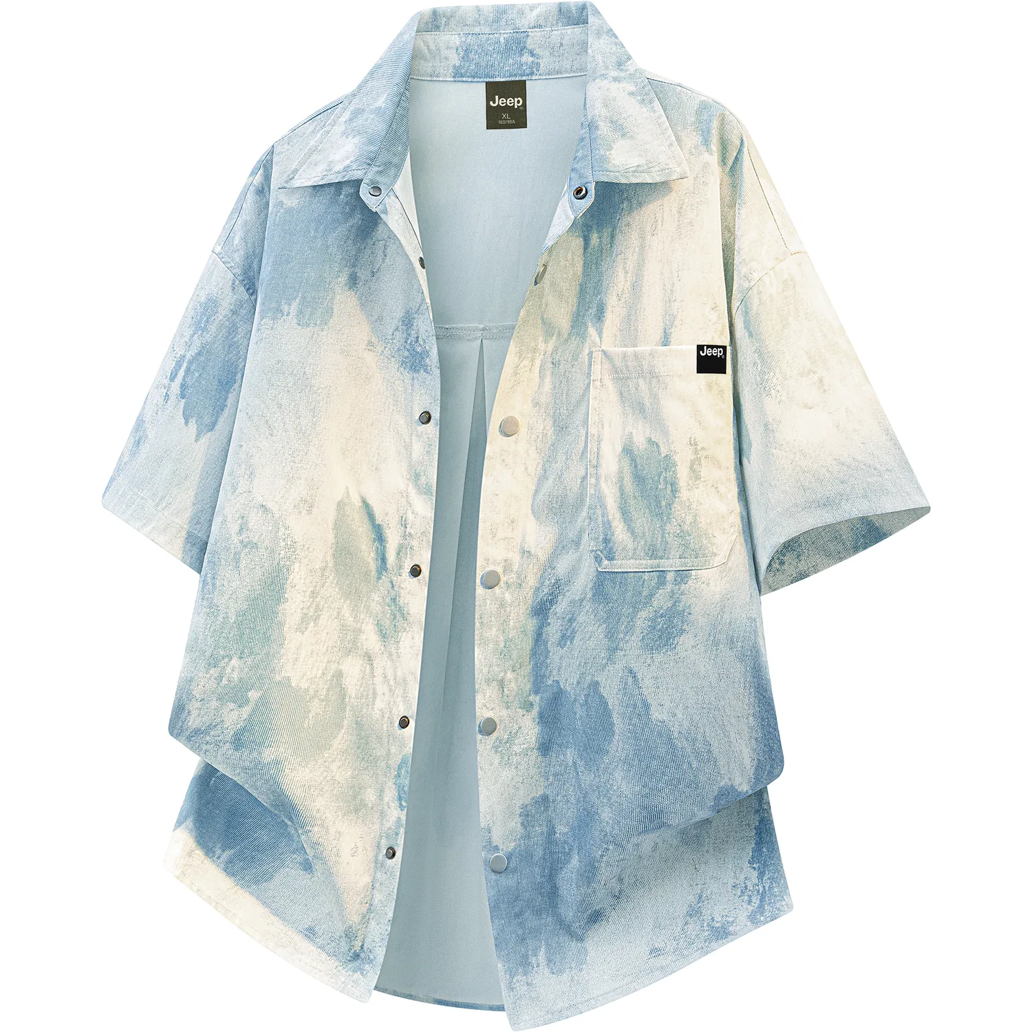 Детская рубашка с принтом Jeep Horseback Riding Casual Collection, Blue
