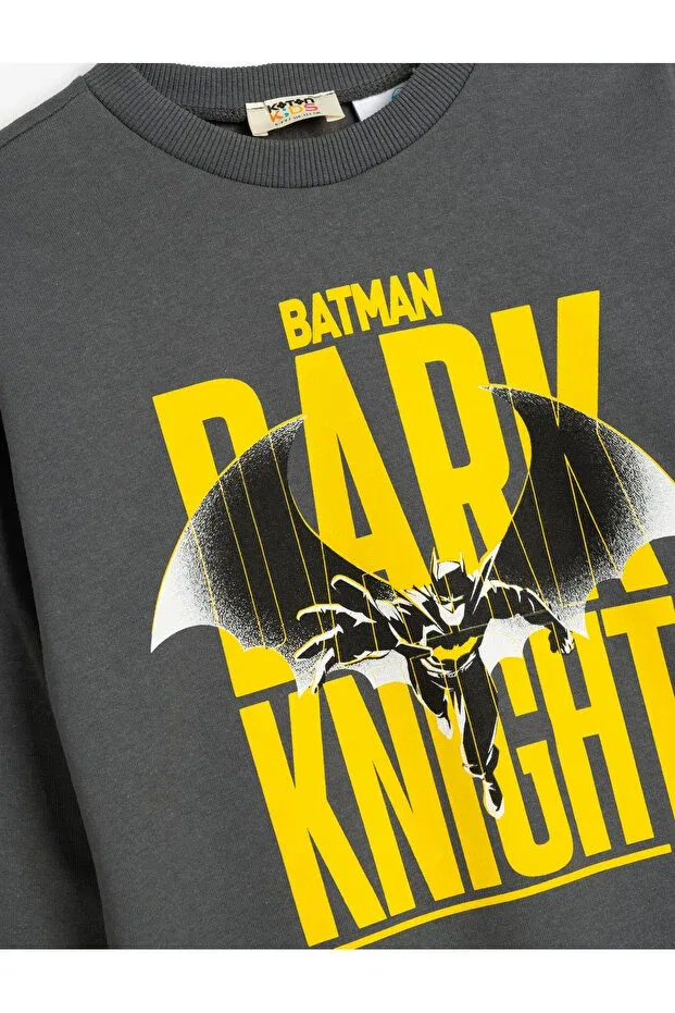 Детские свитшот для мальчиков с принтом Batman Koton, 939 — фото 3