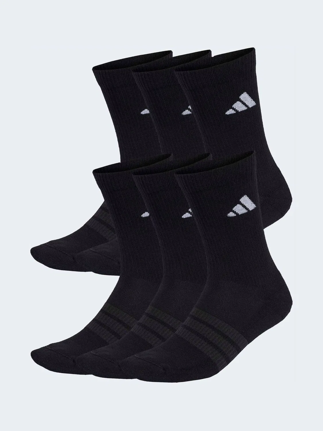Носки спортивные, 6 пар adidas, черный