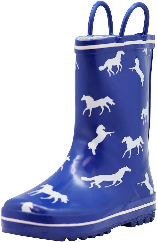 Детские резиновые сапоги для мальчиков и девочек NORTY, Royal Horse