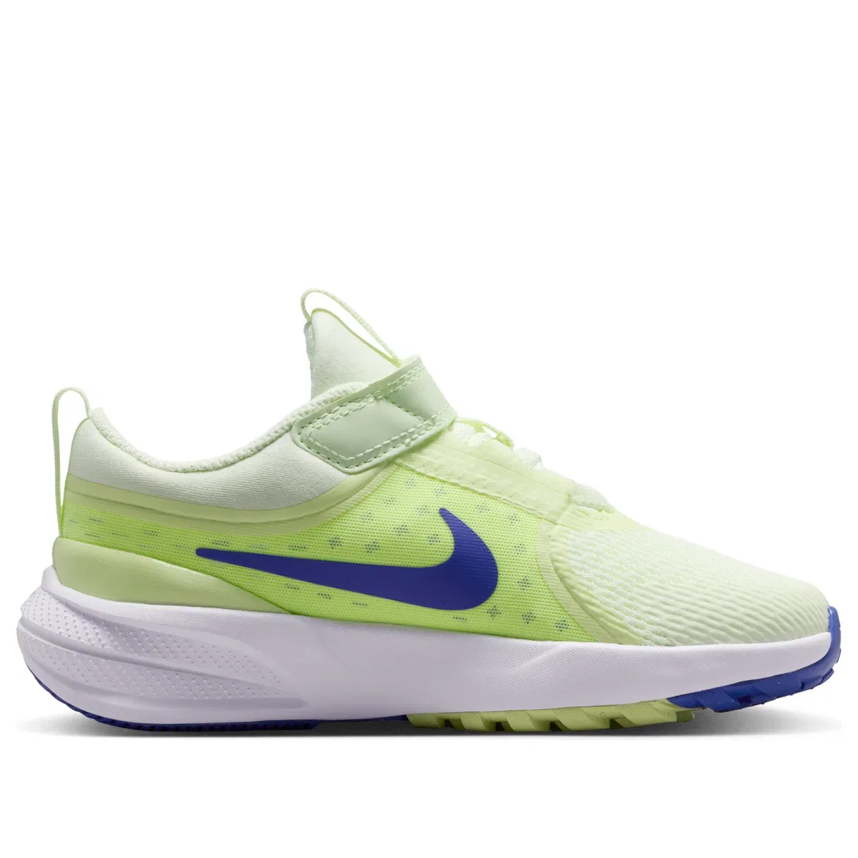 Детские кроссовки для бега с шнуровкой Star Runner 5 Nike, зеленый — фото 2