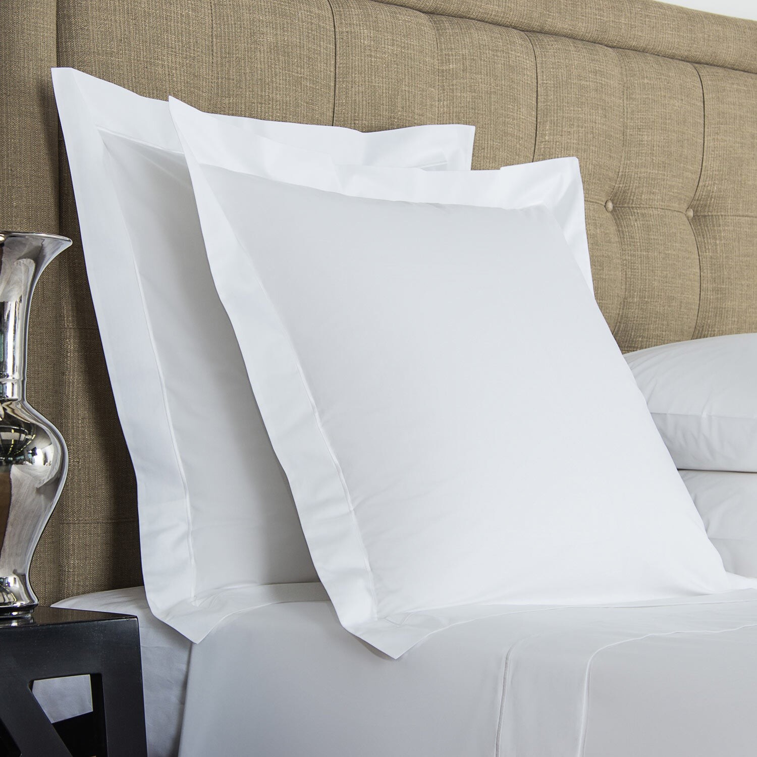 

Frette One Bourdon Euro Sham, цвет White
