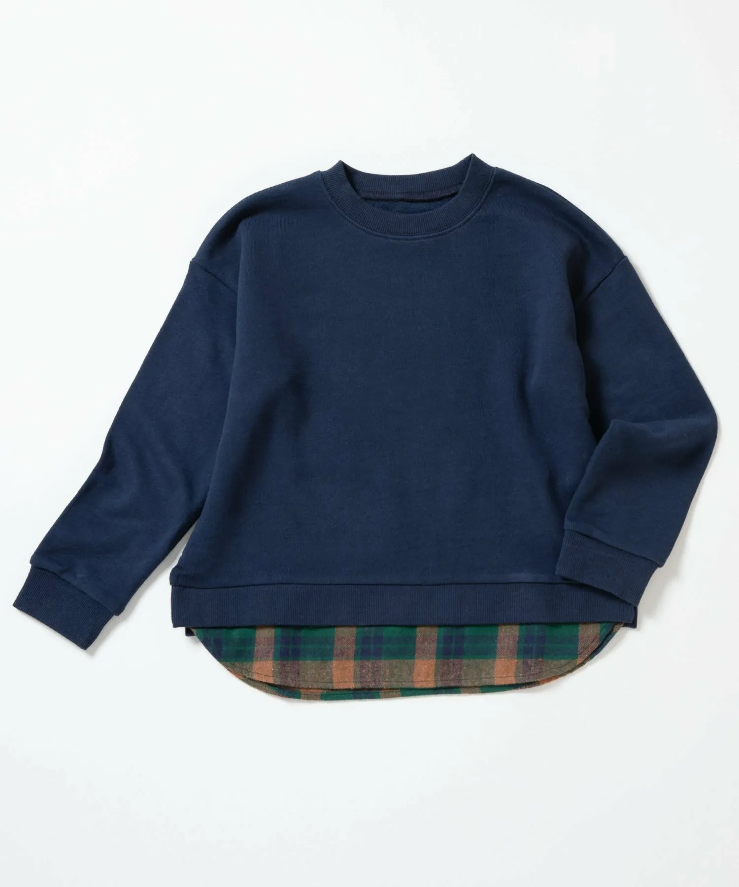 Дизайнерская толстовка с асимметричным низом Ever Closet, Navy — фото 3