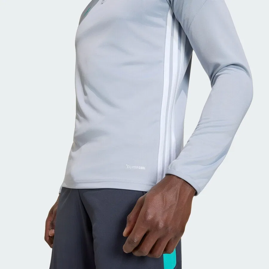 Спортивная футболка ADIDAS PERFORMANCE Performance Shirt 'Tiro 26 Essentials' светло-серого цвета — фото 4