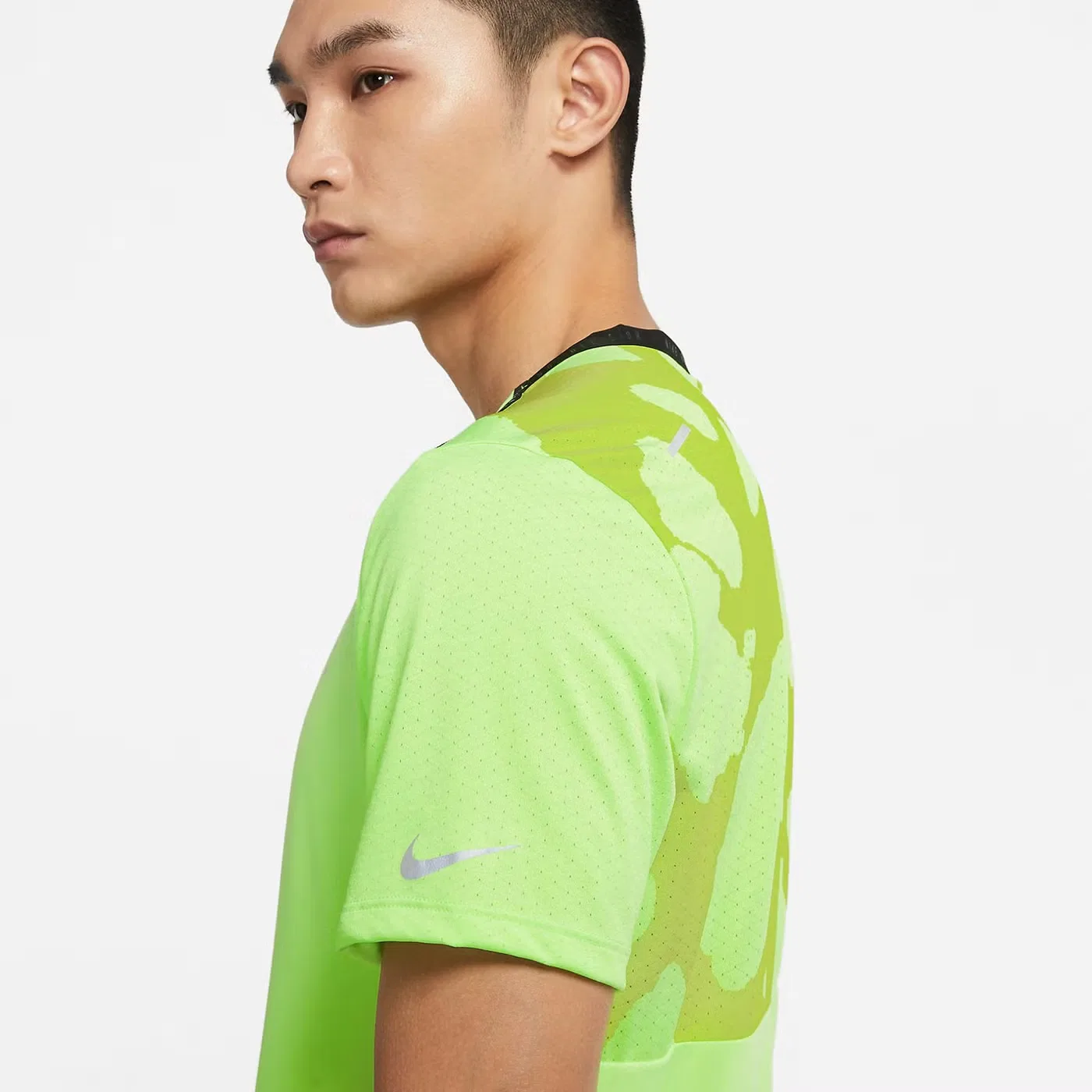Футболка с длинным рукавом Run Division Rise 365 Nike, зеленый — фото 3