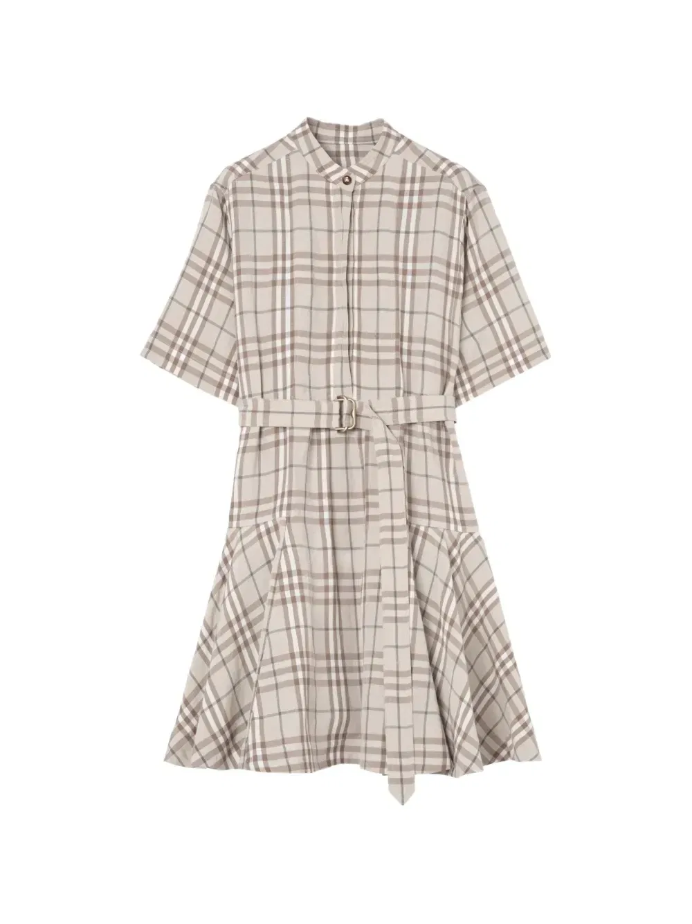 Платье в клетку Burberry, бежевый