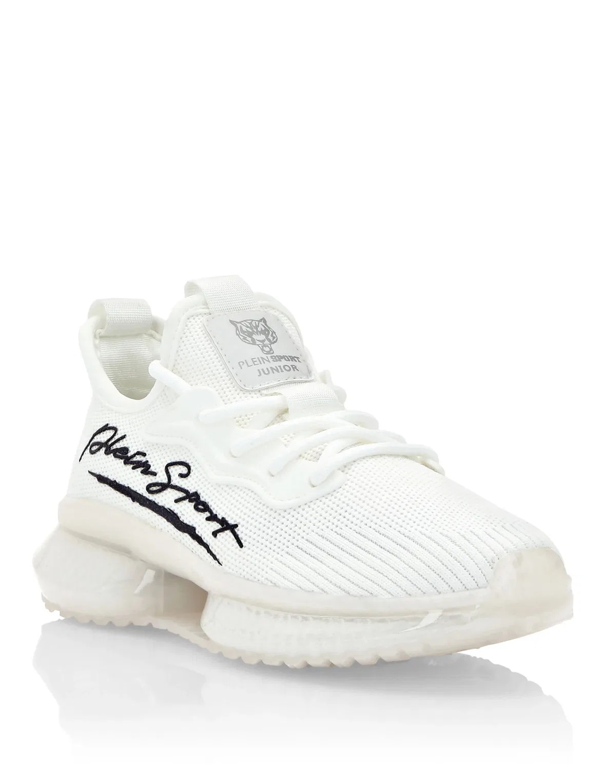 Детские кроссовки низкие с логотипом Trainer Lo-Top PLEIN SPORT Bubble Sole, White — фото 2