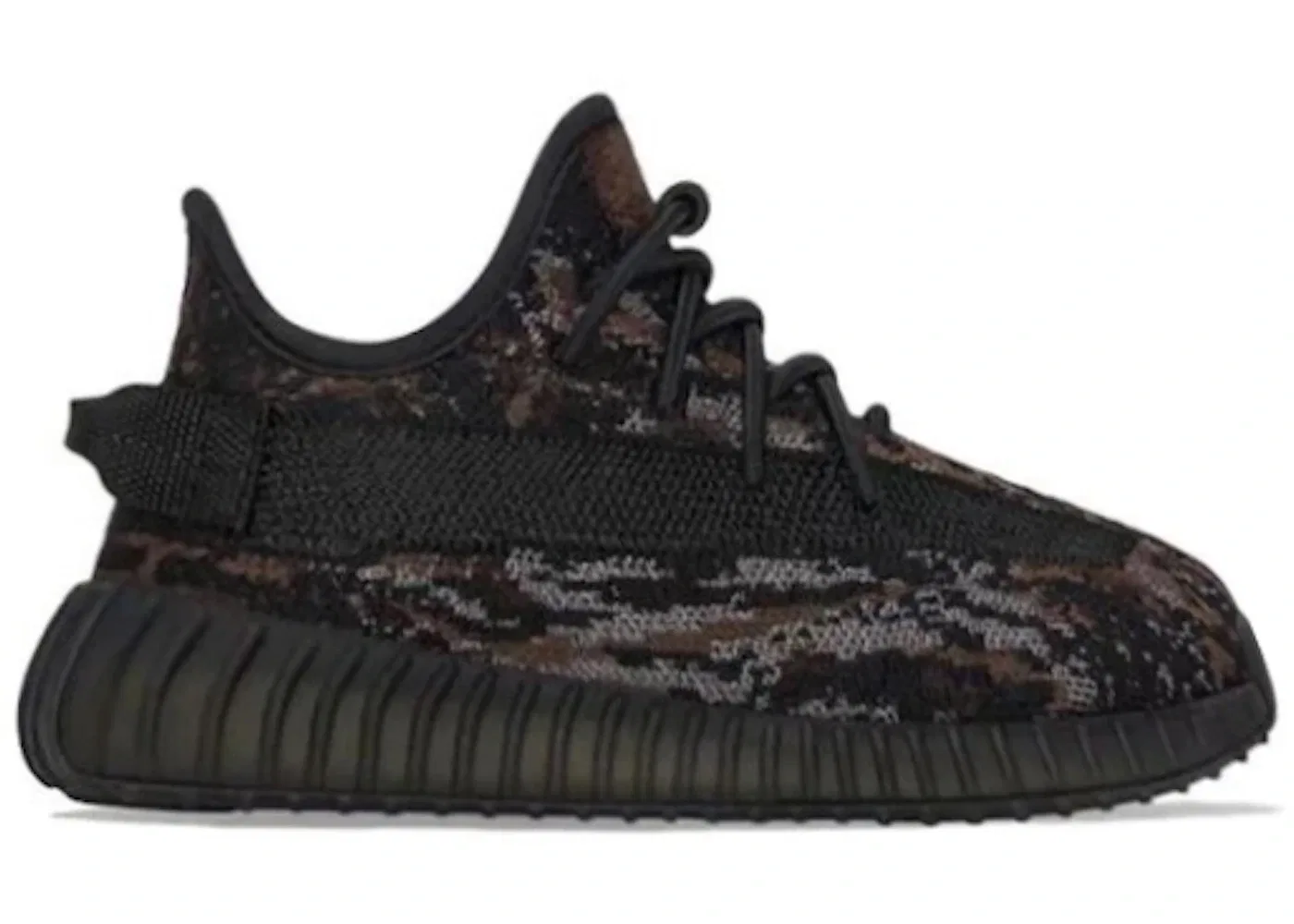 Детские кроссовки Lifestyle с принтом Adidas Yeezy Boost 350 V2, Mx Rock/Mx Rock/Mx Rock