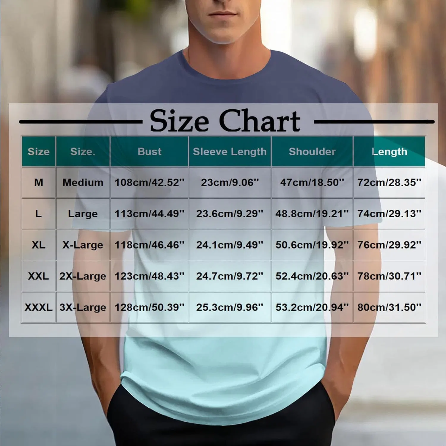 Мужская футболка с градиентом Gradient T Shirt, Mint Green — фото 3