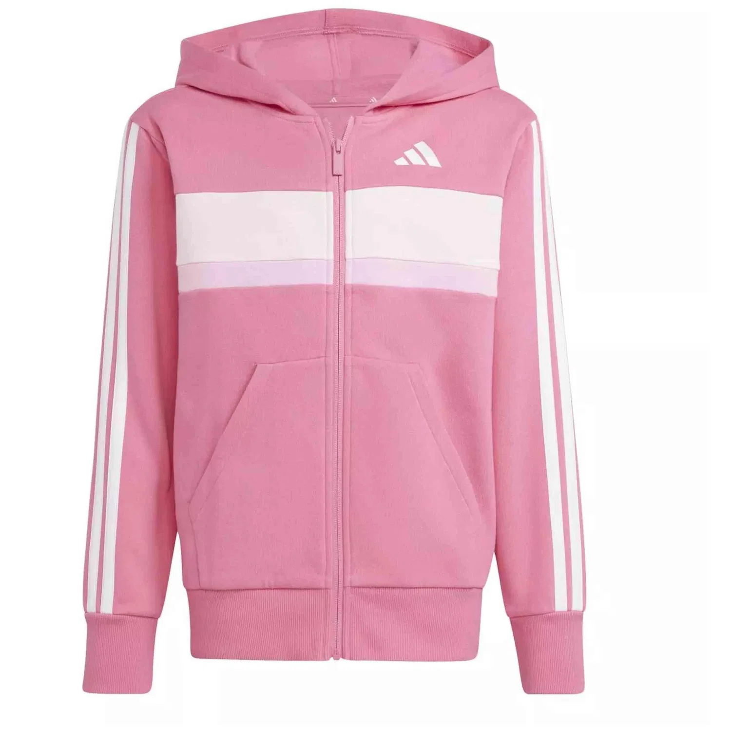Детский спортивный костюм с тремя полосками Tiberio 3-Streifen Adidas, Rosa — фото 2