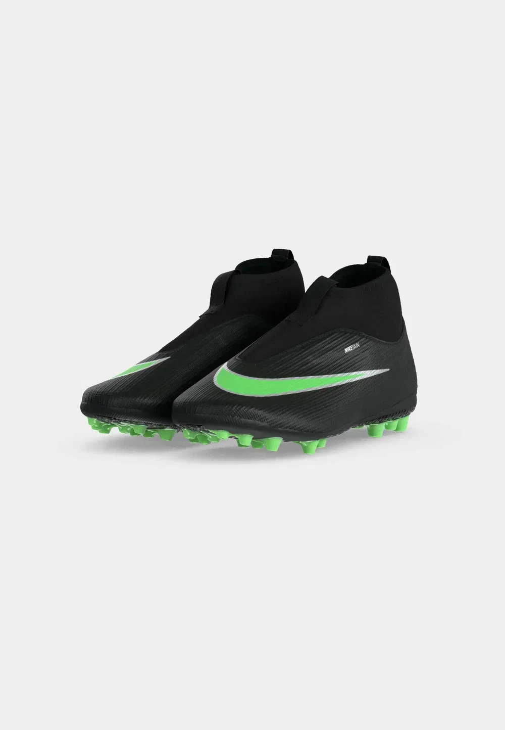 Футбольные бутсы Jr Mercurial Superfly 11 Academy AG унисекс для искусственных газонов Nike Performance, Black/Illusion Green — фото 3