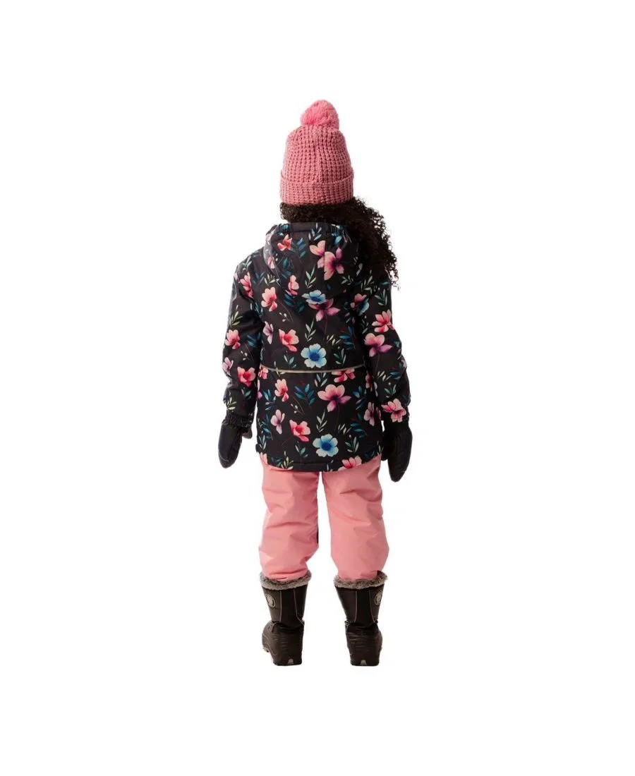 Детский комплект: куртка и снежные штаны с принтом Deux par Deux, Blue Floral Print — фото 3
