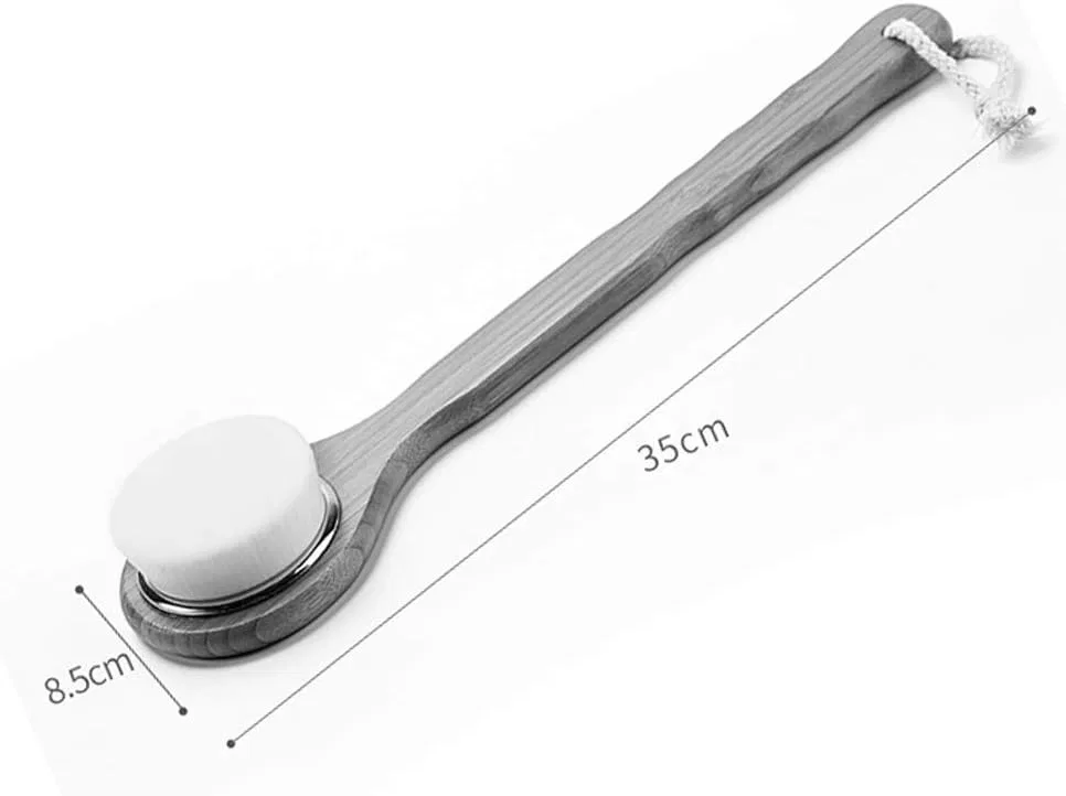 Щетка для тела с длинной ручкой, WYRKYP, 35x8.5 см, PP+PTE — фото 2