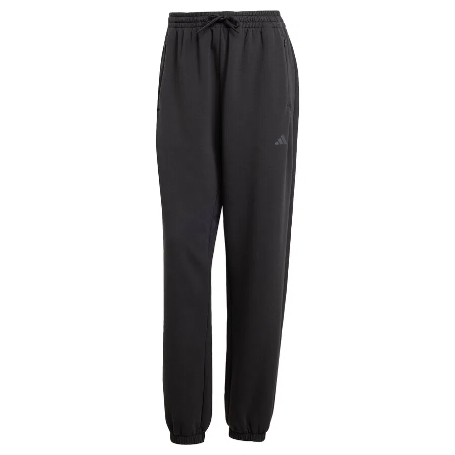 Спортивные брюки ADIDAS PERFORMANCE Tapered Workout Pants, разработанные для разминки во время тренировок, черного цвета