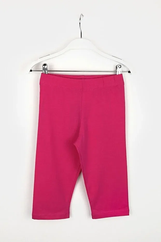 Детские леггинсы для девочек хлопковые Basics Cloise, Fuchsia — фото 3