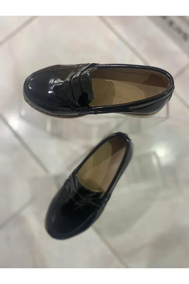 Детские туфли для мальчиков из лакированной кожи Aysun Ayakkabı, Black Black