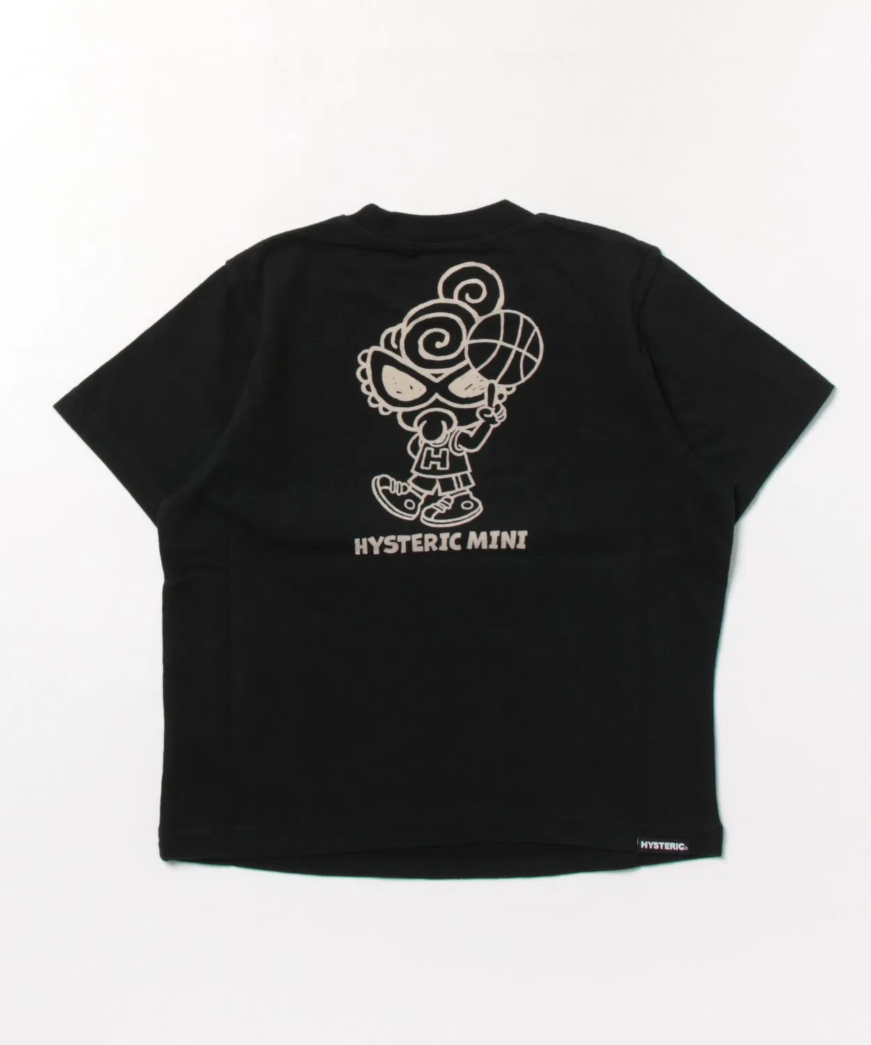 Детская футболка с принтом HOOPS BIG HYSTERIC MINI, Black — фото 3