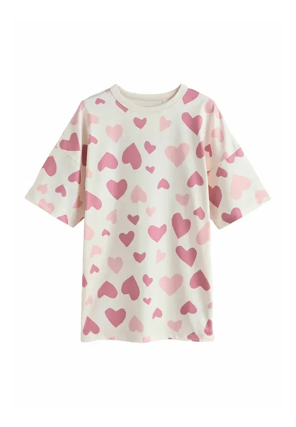 Ночная рубашка Polka dot Regular fit - /ecru nighties 3 pack - nightie Next, розовый — фото 3