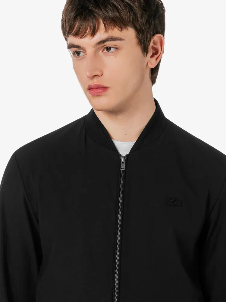 Куртка от LACOSTE, модель Stadium Neck, Black — фото 2
