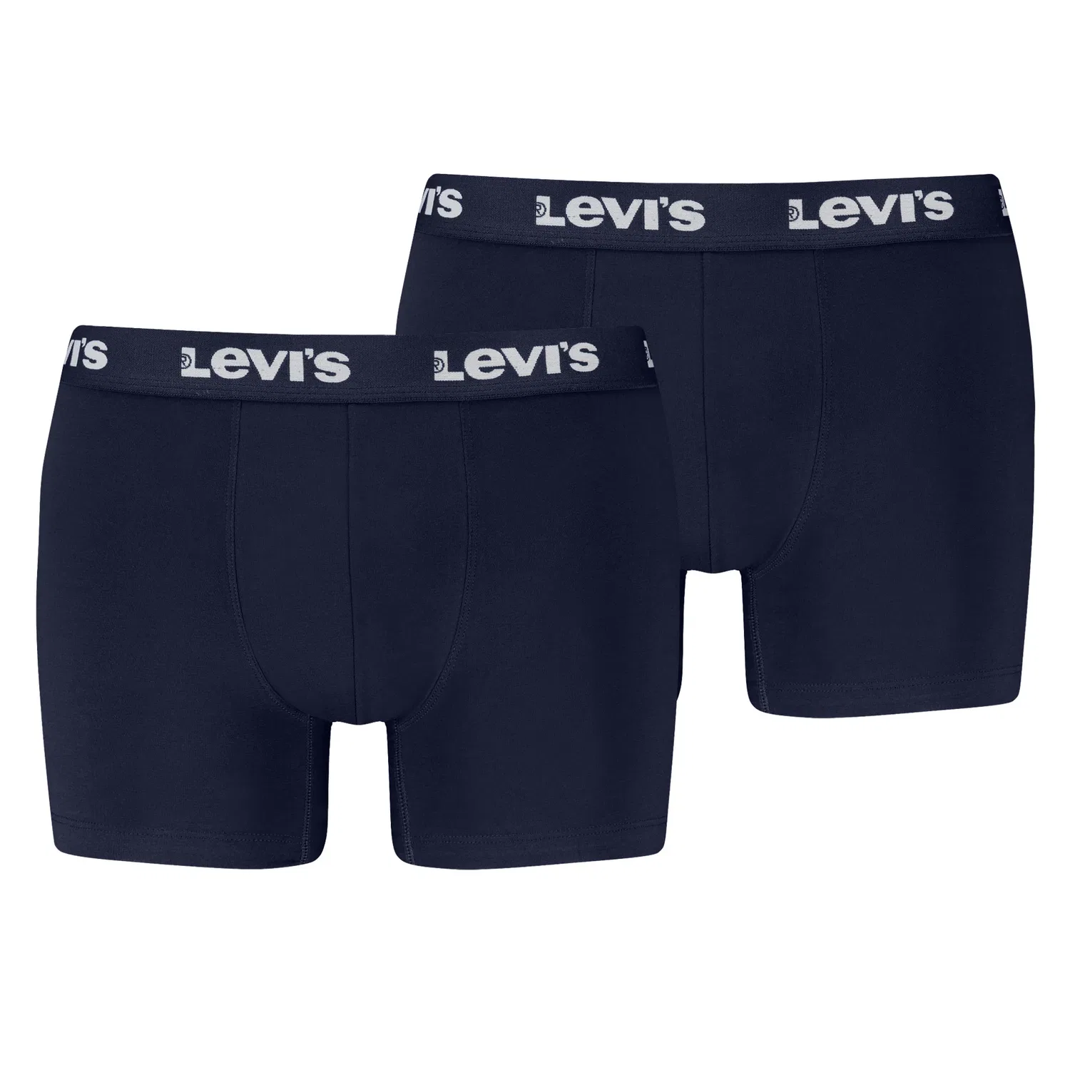 Боксеры-брифы комплект из 2 штук с логотипом Repeat Logo Levis, темно-синий