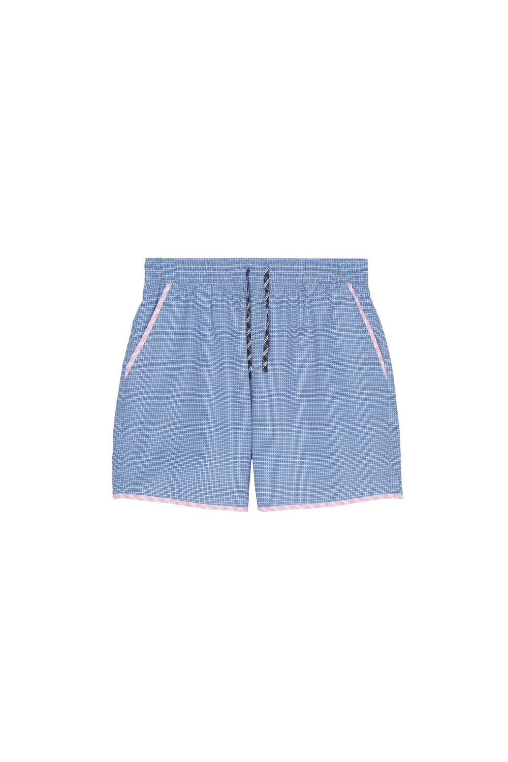 Длинные контрастные плавательные шорты ZARA, Blue