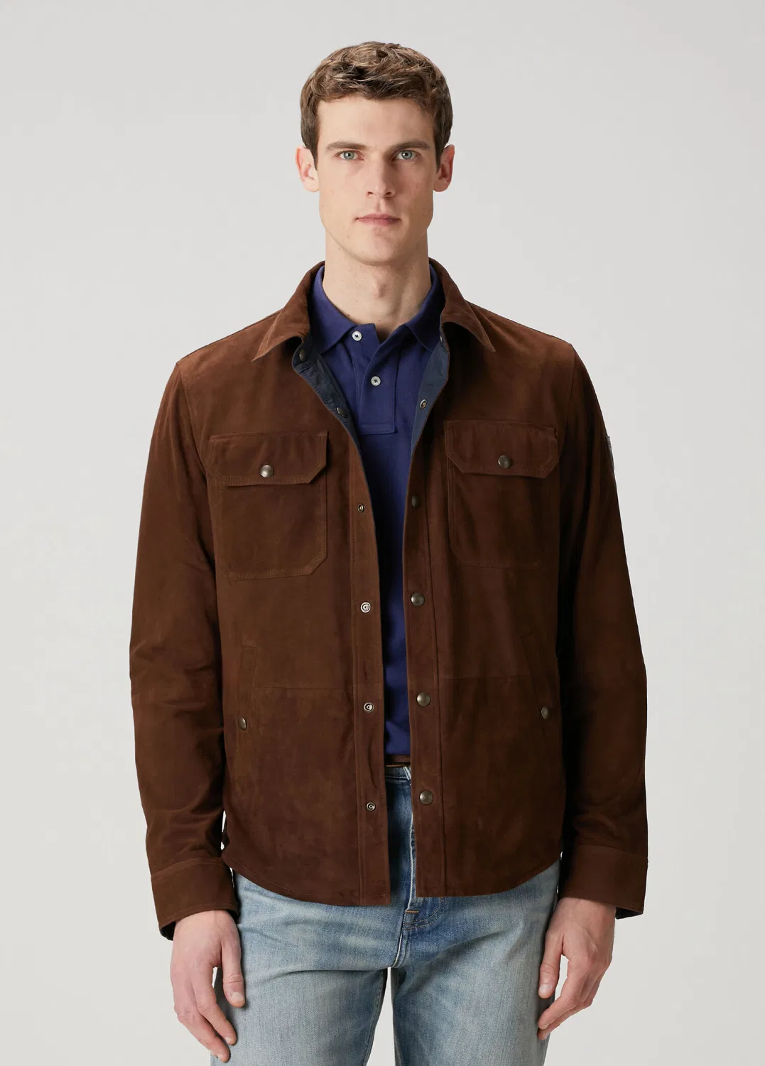 Двусторонняя замшевая куртка Polo Ralph Lauren, brown