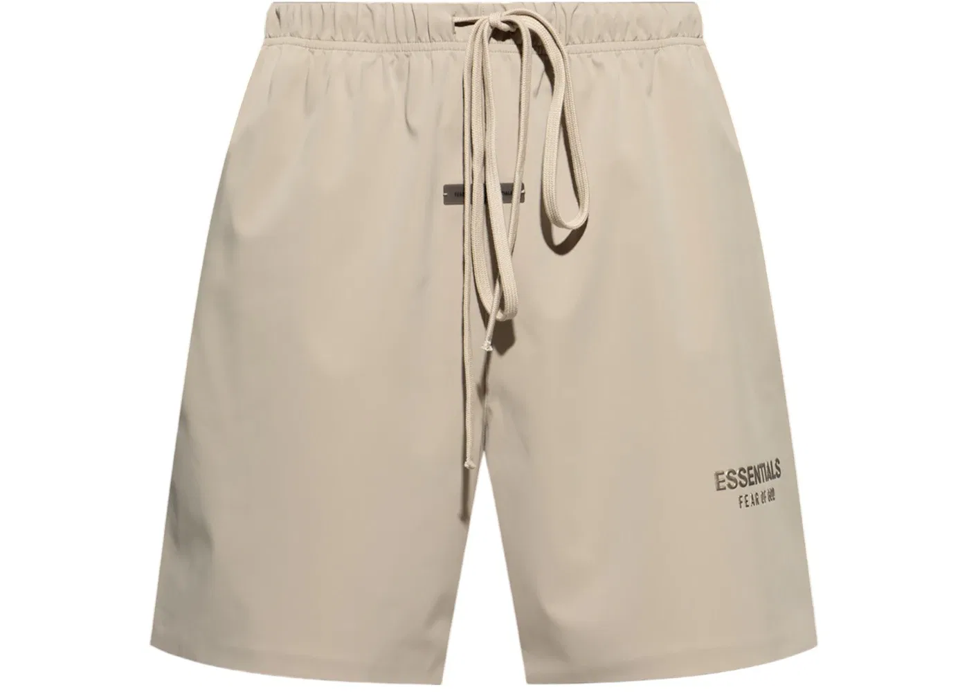 Мужские шорты с принтом Fear of God Essentials Nylon Soccer Short, Timber