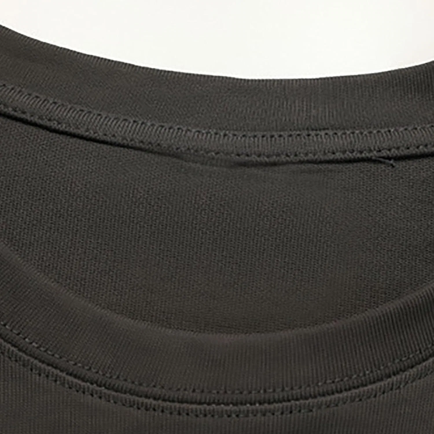 Мужская оверсайз футболка с круглым вырезом Y2K Drop Shoulder, Dark Gray — фото 2