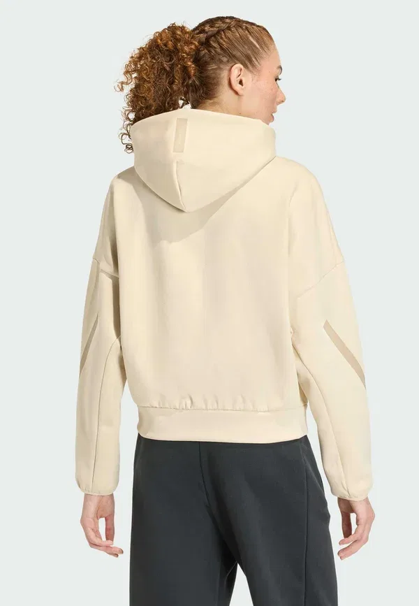 Худи на молнии, хлопок/полиэстер, Adidas Z.N.E. Full Zip Hoodie, Adidas Originals, Crystal Linen — фото 2