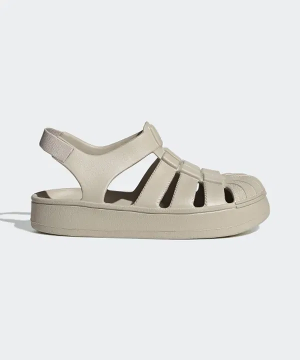Сандалии Superstar для детей, Adidas, бежевые