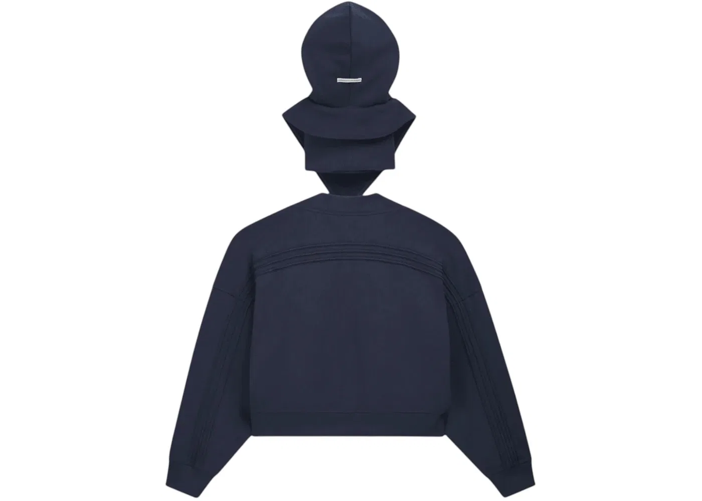 Мужской худи с капюшоном и балаклавой Bad Bunny Crewneck Adidas, Navy — фото 2