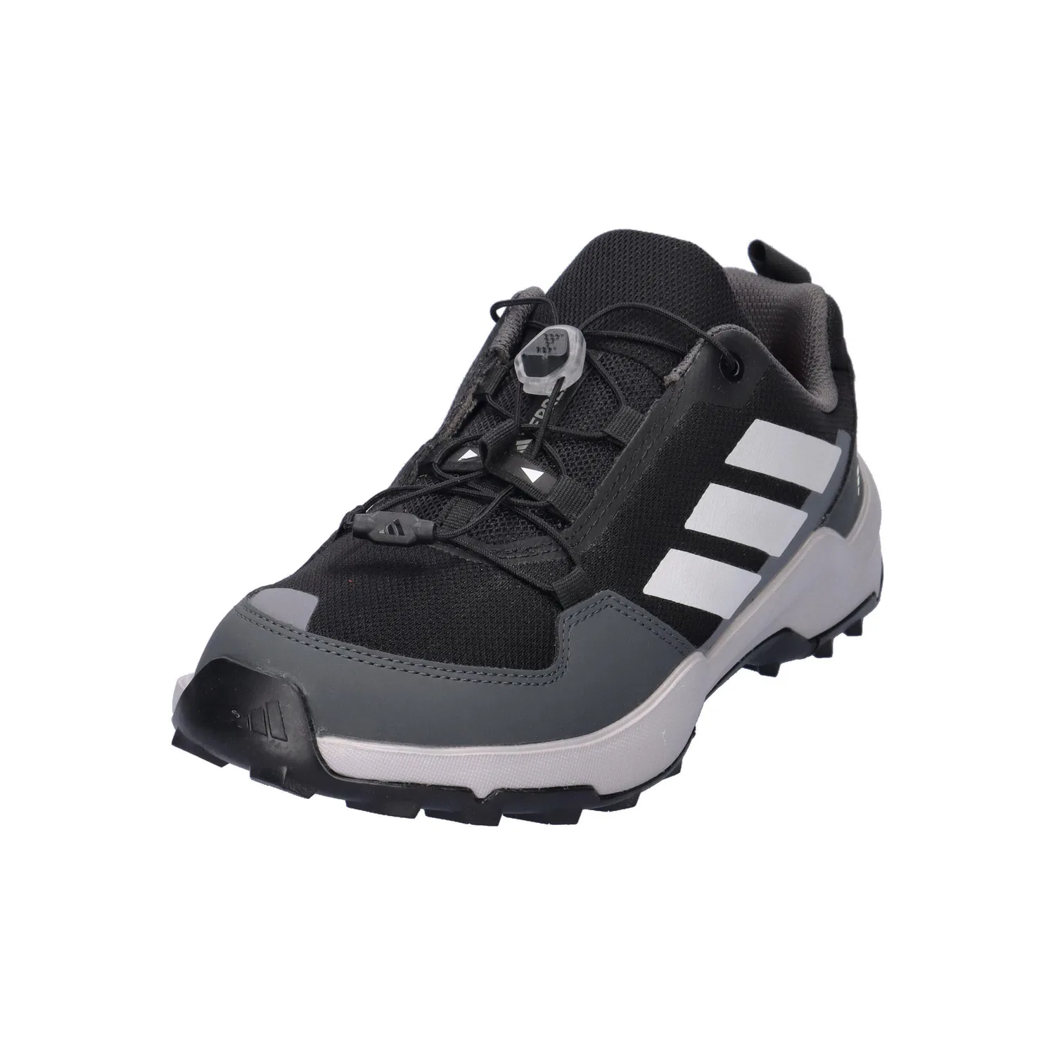 Детские походные ботинки с быстрой шнуровкой AX4S SL K Adidas, Schwarz Grau — фото 4