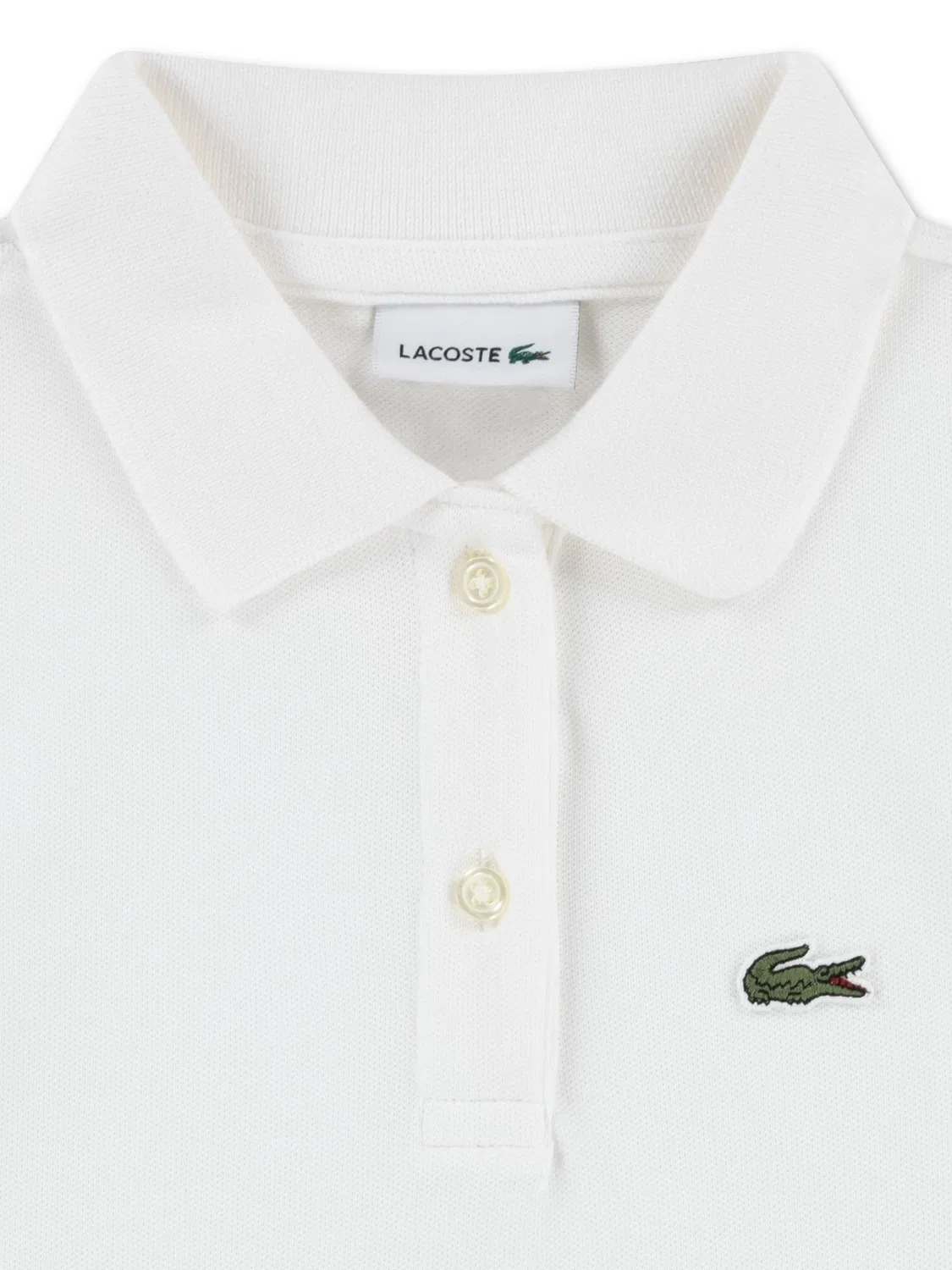 Платье из пике Lacoste White — фото 3
