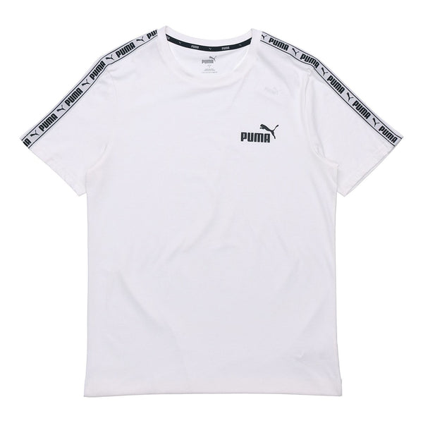 

Футболка taping logo t-shirt 'white' Puma, белый