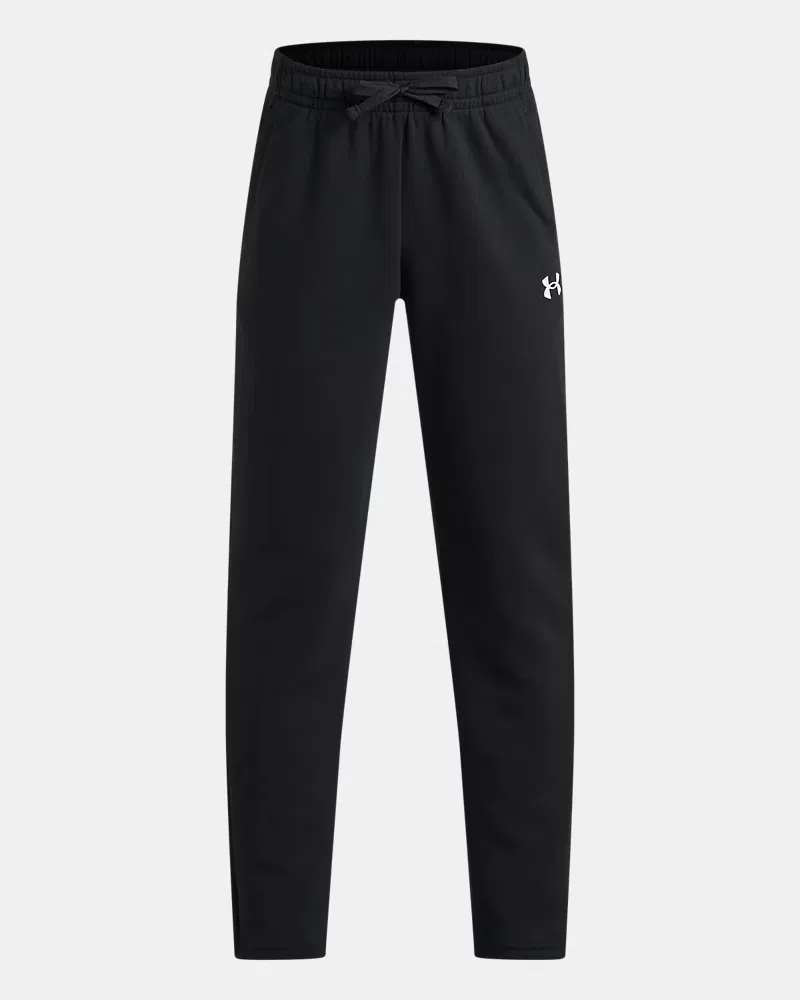 Брюки утепленные с длиной по внутреннему шву 66 см UA Flex Fleece Tapered UnderArmour, Black/White