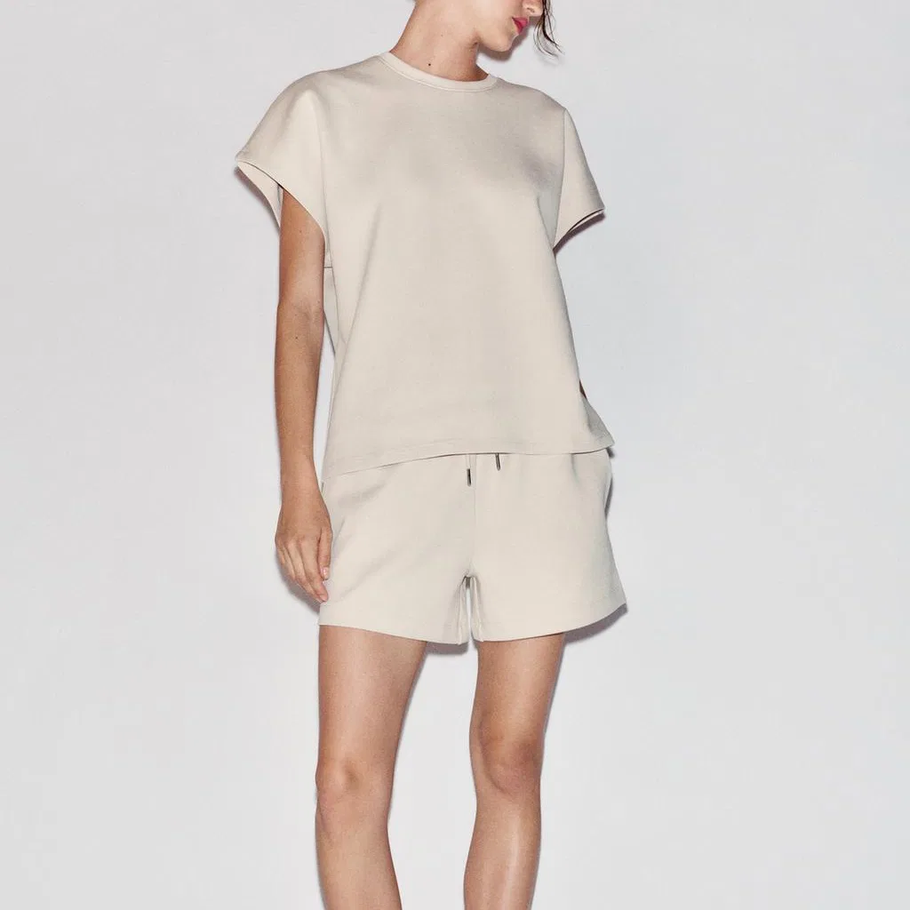 Женские шорты Casual Sand ZARA, Sand — фото 4