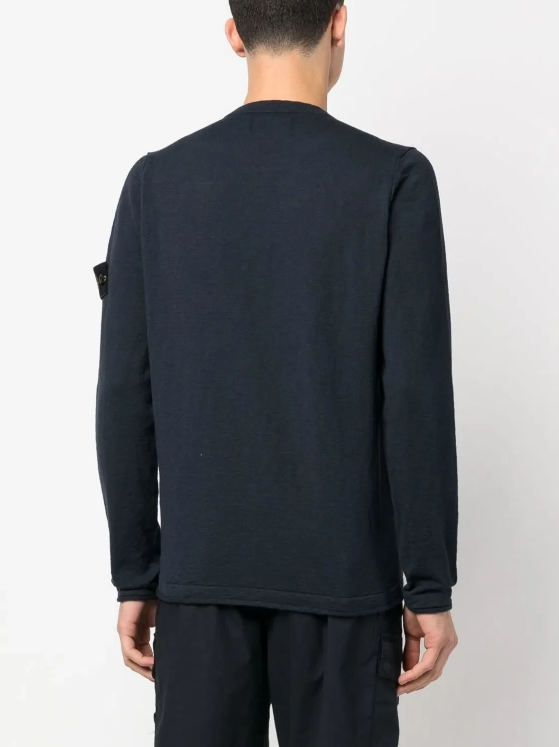 Stone Island Джемпер с нашивкой на рукаве, синий — фото 2