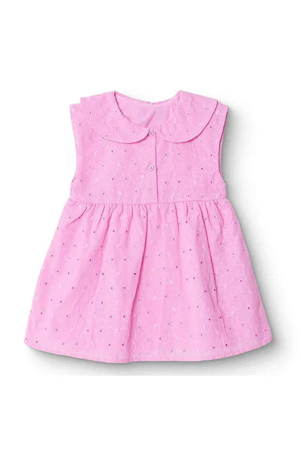 Детское платье для девочек с коротким рукавом Hellobaby Ebebek Hello Baby, Pink